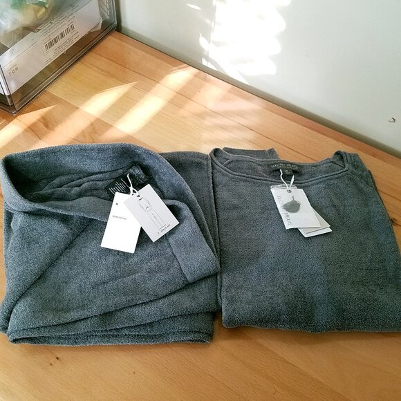 Barefoot Dreams CozyChic Ultra Lite Lounge Set – Medium – Gray – New With Tag - Picture 16 of 16